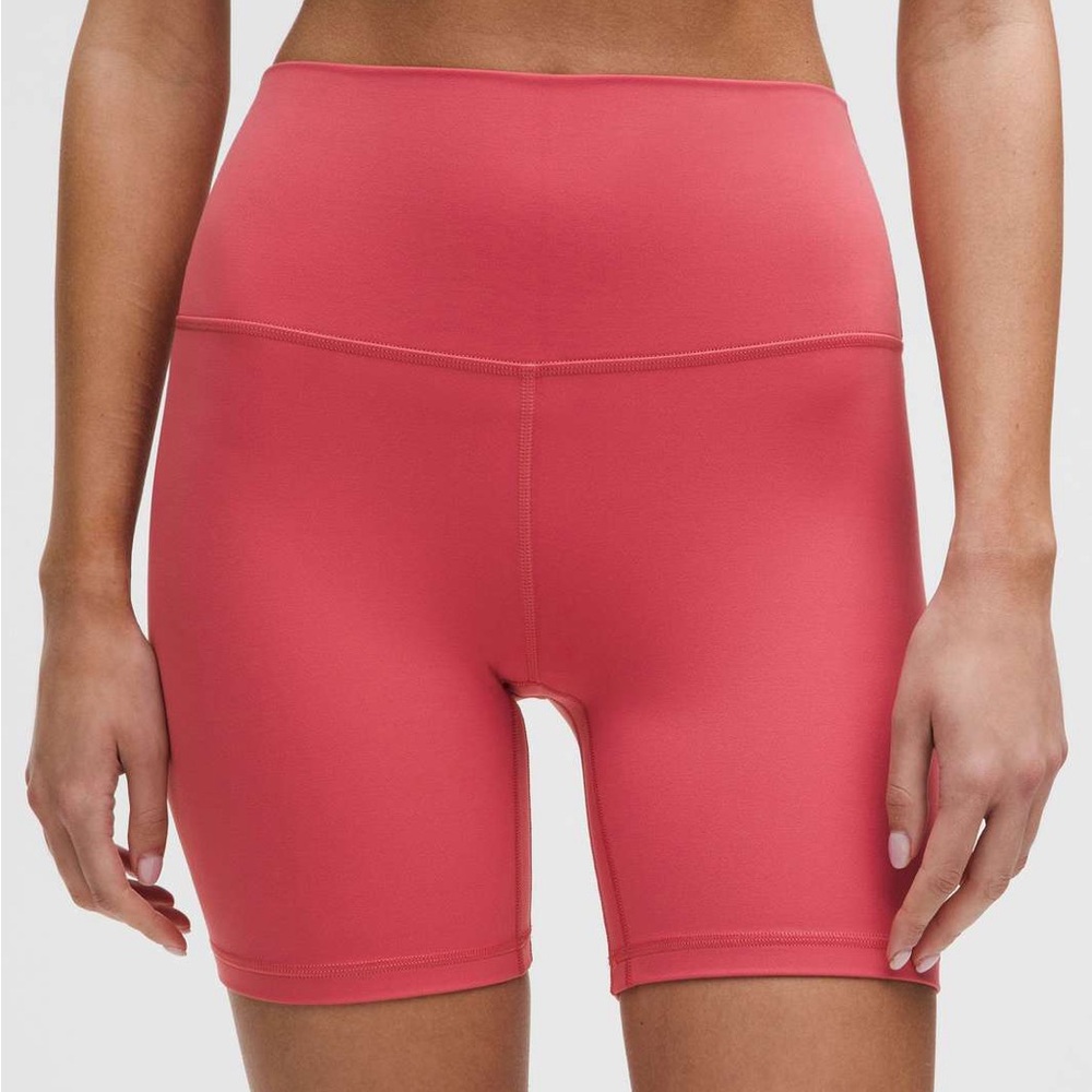 Lululemon Align Desert Red 6” Shorts